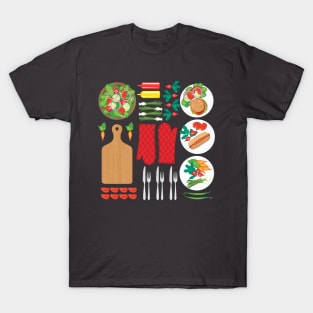 Kitchen Flat Lay T-Shirt